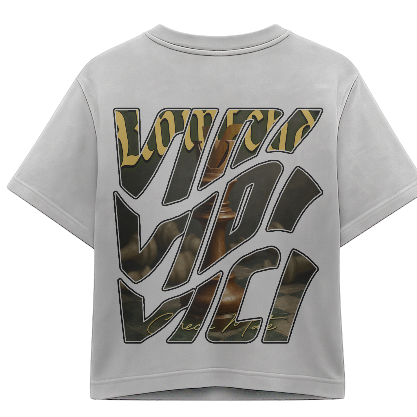 UNMTCHD Check Mate Tshirt White