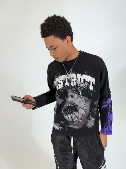 District Pick your poison double sleeve shirt