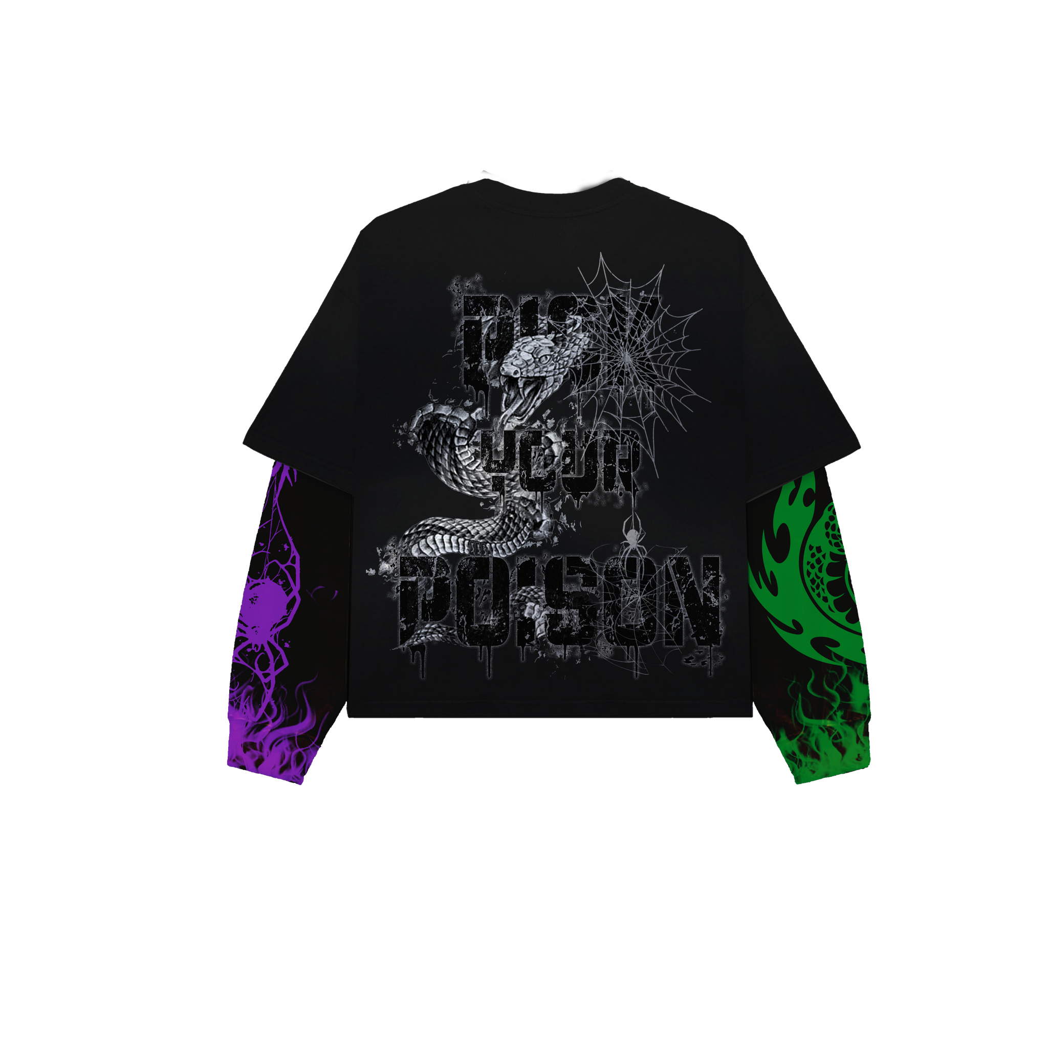 District Pick your poison double sleeve shirt