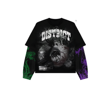 District Pick your poison double sleeve shirt