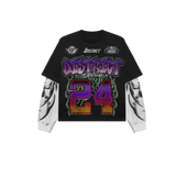 District Flamerz double sleeve shirt