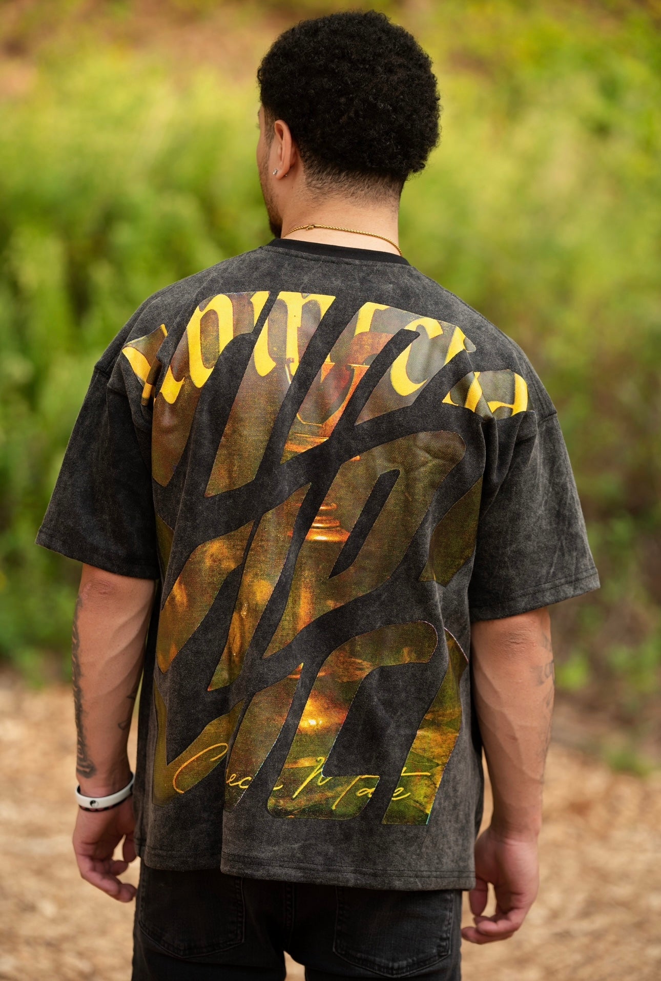 UNMTCHD Check Mate Tshirt Black