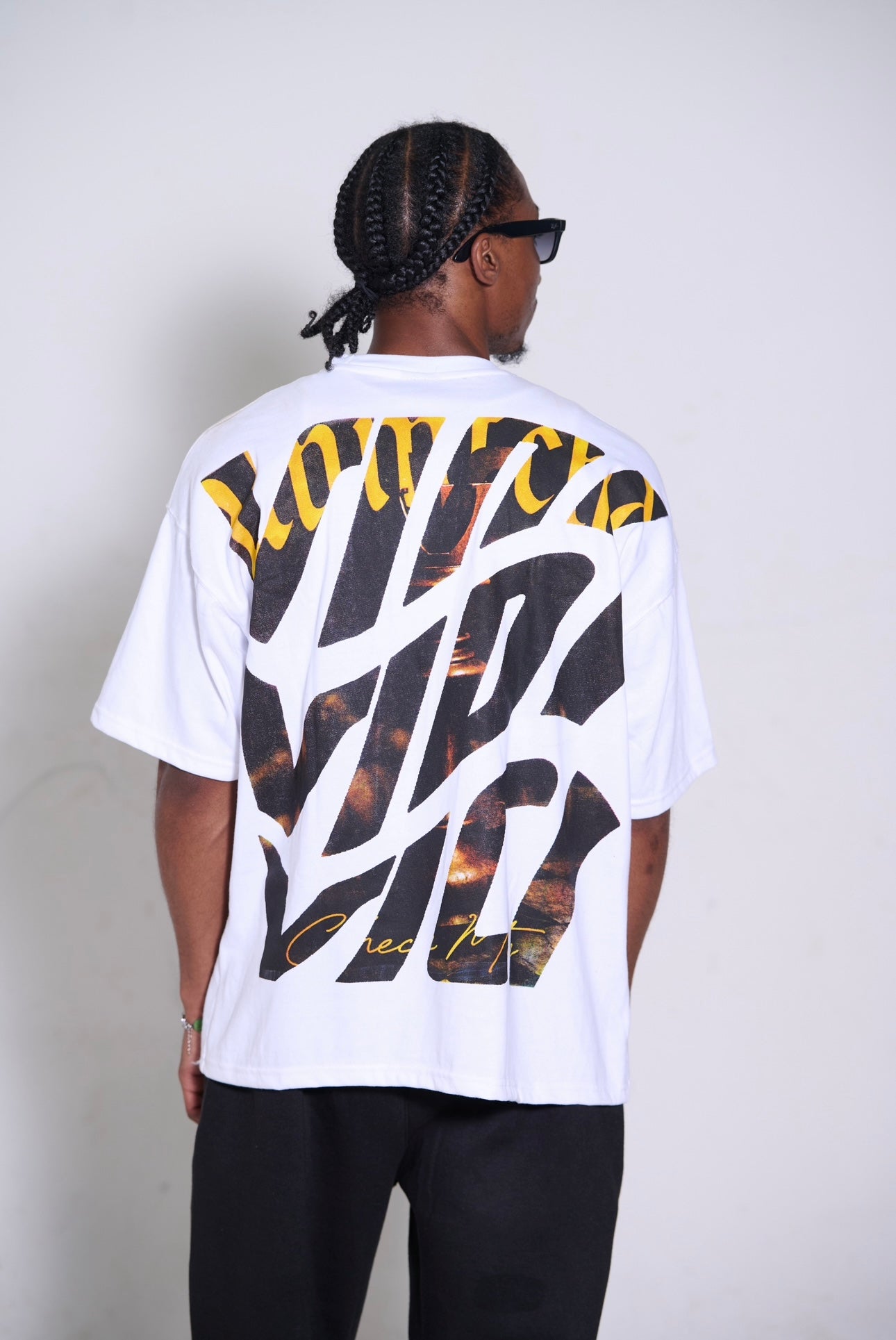 UNMTCHD Check Mate Tshirt White