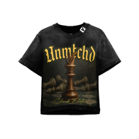 UNMTCHD Check Mate Tshirt Black