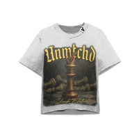 UNMTCHD Check Mate Tshirt White