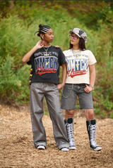 UNMTCHD Womens Vintage Crop Off White