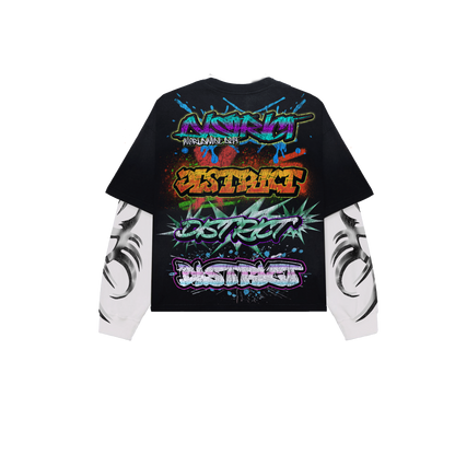 District Flamerz double sleeve shirt