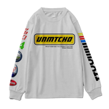 Racer cropped crew neck