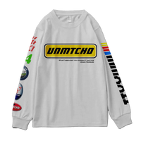 Racer cropped crew neck