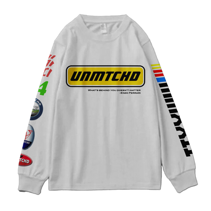 Racer cropped crew neck